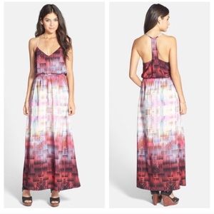 NWOT Multi-Colored Aztec Print T-Back Maxi