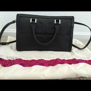 Tory Burch Jessica Satchel w/ long strap