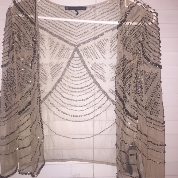 House of Harlow beaded cardigan!!!!!