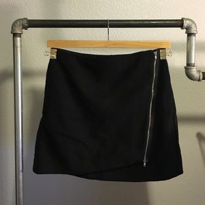 Wool blend GAP mini skirt - Asymmetrical zipper