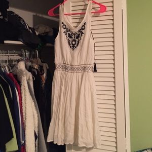 White summer dress