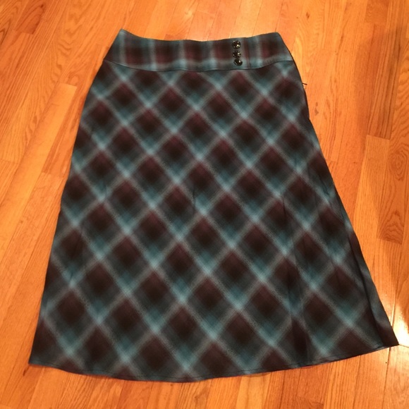 Retro Plaid Skirt