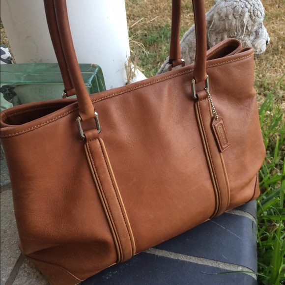 Coach leather bag