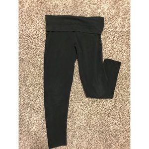 SOLD PINK fold over yoga leggings
