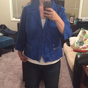 ⚡️SALE ⚡️3/4 sleeve royal blue blazer