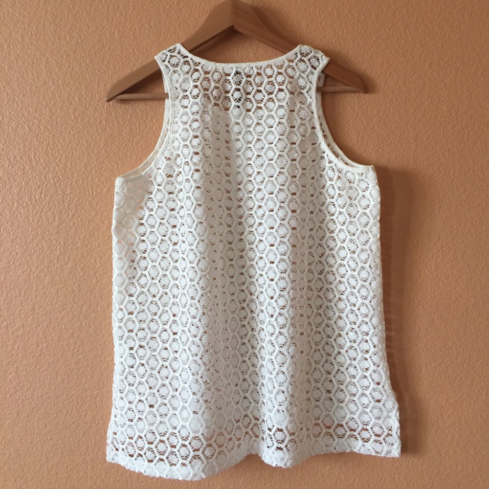 SOLITAIRE by ravi khosla Swim Crochet Cover Up NWT - Picture 5 of 6