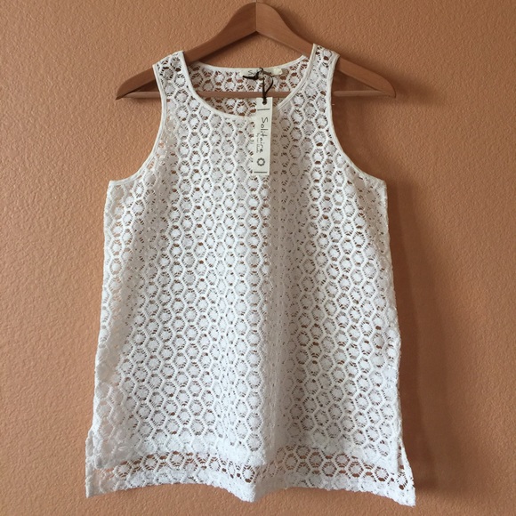 SOLITAIRE by ravi khosla Swim Crochet Cover Up NWT - Picture 3 of 6