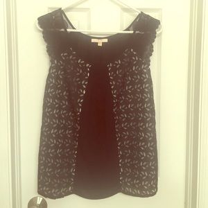 Skies are Blue black eyelet top