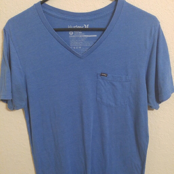 Hurley Pocketed Blue V neck