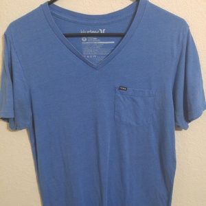 Hurley Pocketed Blue V neck