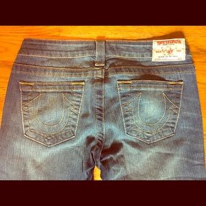 True Religion Jean Capri Pants Size 29