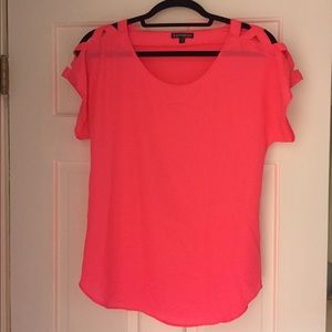 Silky pink top from Express
