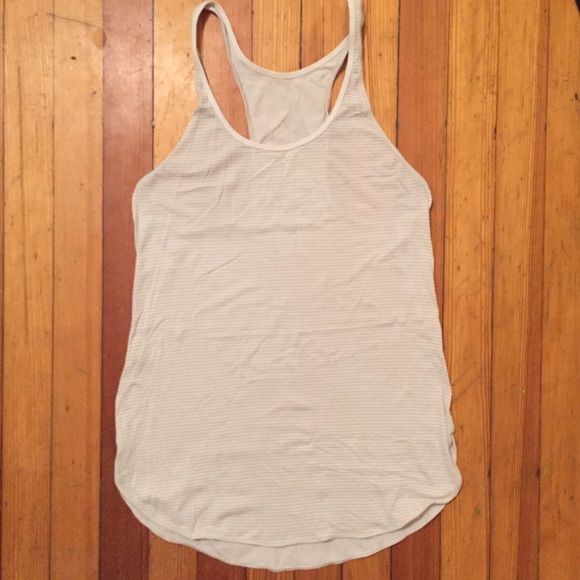 Lululemon White Tank Top
