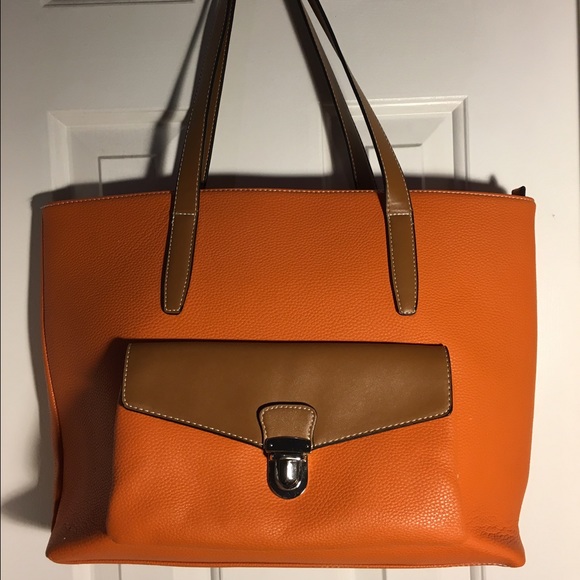 Orange work bag