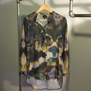 Missimo Zipper Front Blouse