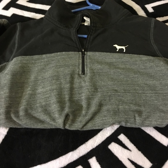 Vs pink half zip