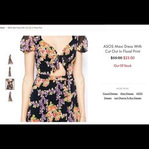 Asos dress, never worn
