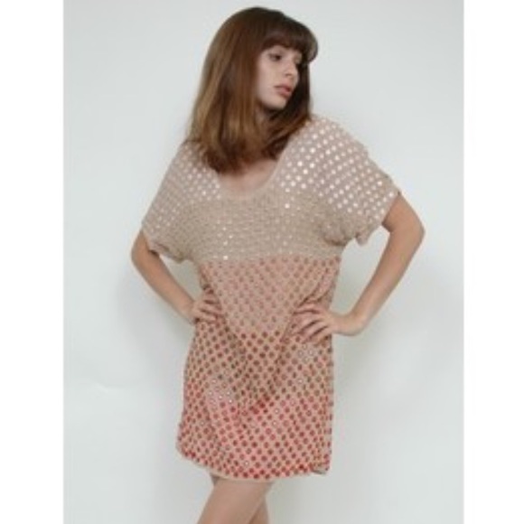 Haute Hippie Mirrored Ombré Dress