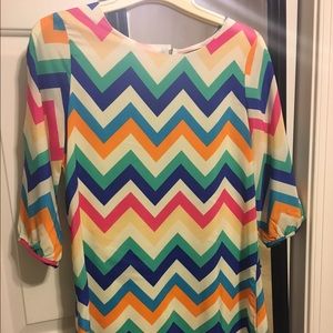 Chevron dress. Size M.