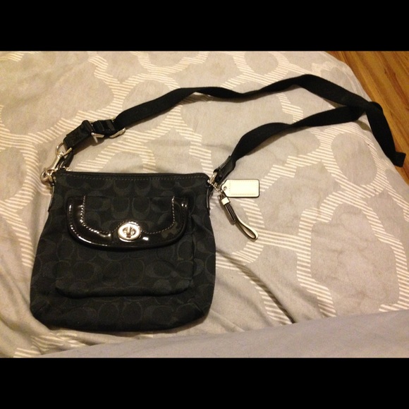 Black COACH crossbody