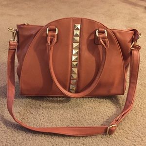 Large Leather Book Bag