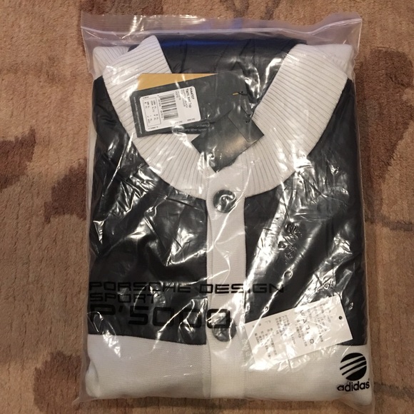 Adidas Porsche Design Button down sweater jacket