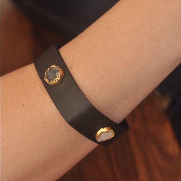 Crystal Druzy square bracelet - Picture 3 of 4