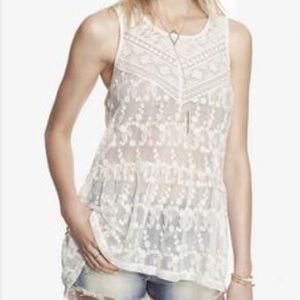 ❗️Sold! Lace high-low tank