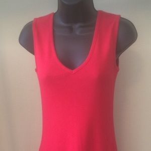 Red mini dress