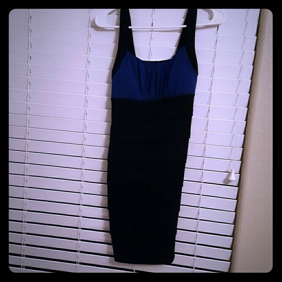 Blue & black dress!