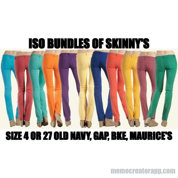 Bundles/lots of Skinny jeans/pants