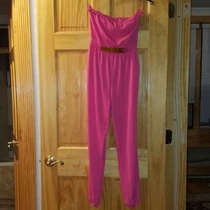 Pink  jumpsuit