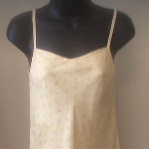 Yellow print mini dress