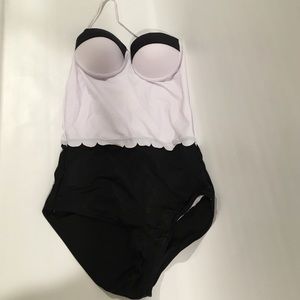 High waisted swimsuit