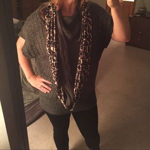 Charlotte Russe Gray Tunic Sweater