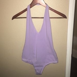 American apparel lavender one piece
