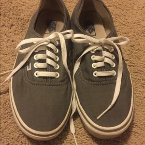 Classic Charcoal Gray Vans