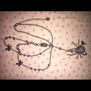 Betsey johnson dark forest spider