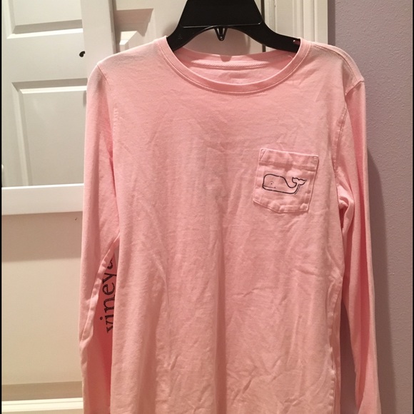 Light pink vineyard vines long sleeve, xxs