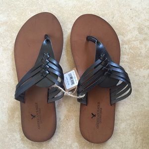 American Eagle Black Sandals