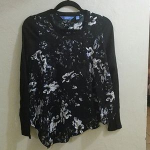 Simply Vera long sleeve blouse top PS NWOT