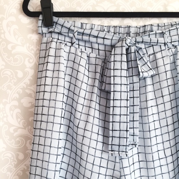 Light Blue High Waisted Shorts - Picture 2 of 4