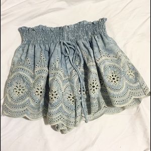 Zimmerman like embroidered shorts