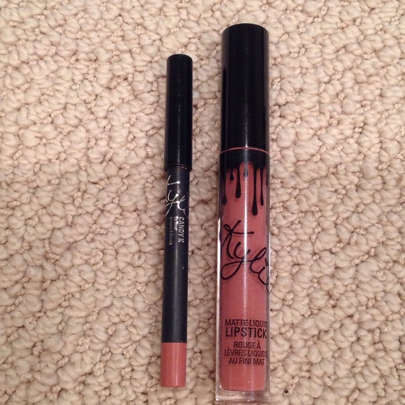 Kylie lip kit used CANDY K
