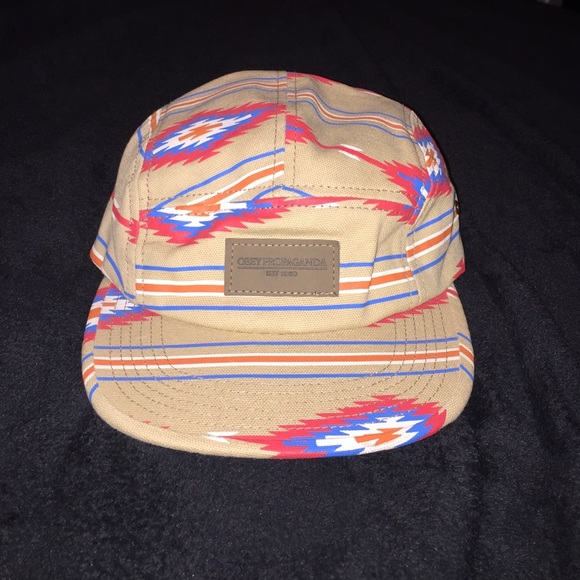 OBEY PROPAGANDA 5 Panel Hat NWOT