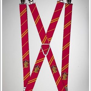 Harry Potter Gryffindor suspenders