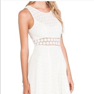 Free people daisy midriff skater dress