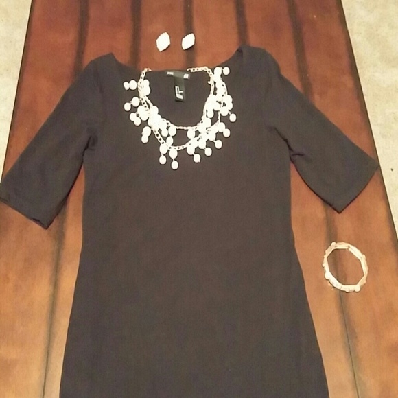 Black dress and assesories