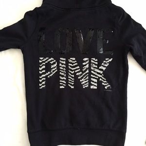 VS PINK Bling Perfect Full-Zip Hoodie