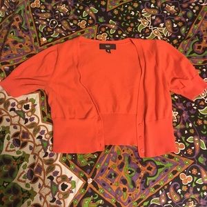 Bright Coral Mossimo Shrug Cardigan